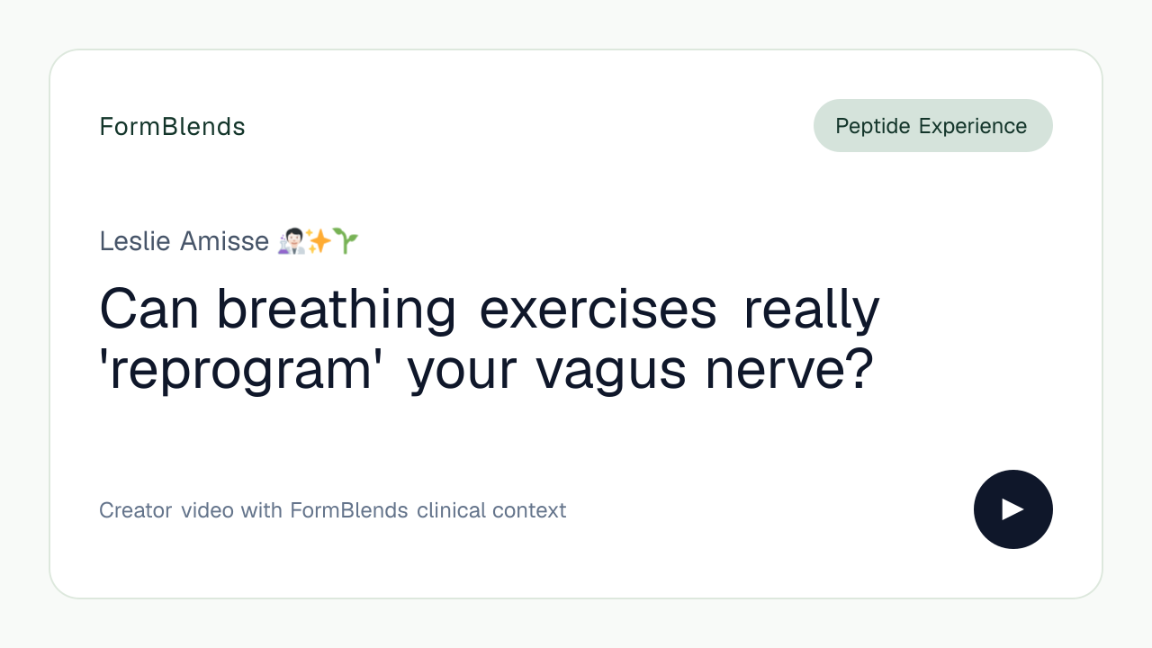 Can breathing exercises really 'reprogram' your vagus nerve?