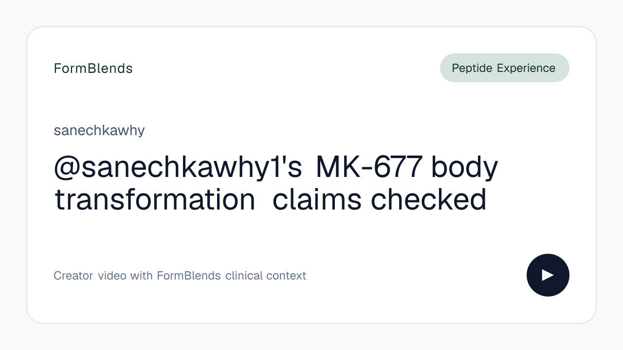 @sanechkawhy1's MK-677 body transformation claims checked