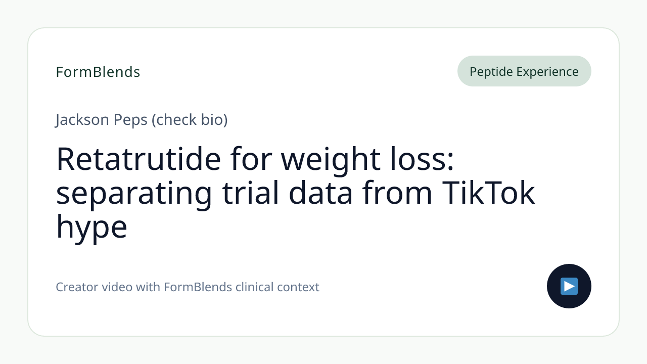 Retatrutide for weight loss: separating trial data from TikTok hype