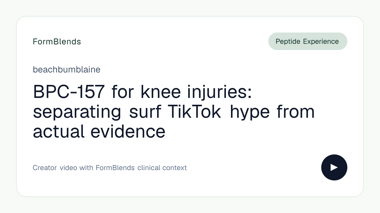 bpc 157 knee latest BPC-157 for injuries: separating surf TikTok hype from actual… Couples B12 Shots icons_Leaping Bunny Size:250 mL