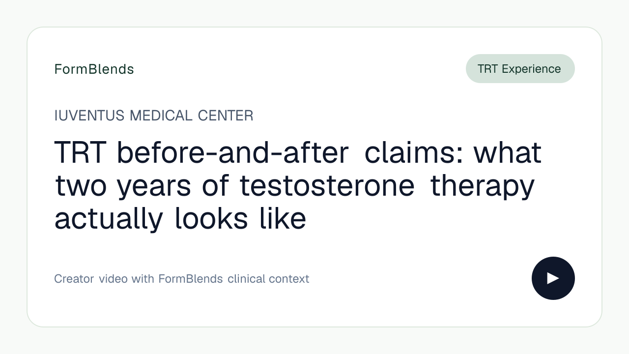 TRT before-and-after claims: what two years of testosterone therapy actually looks like