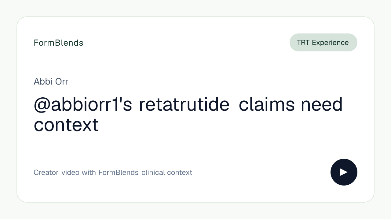 @abbiorr1's retatrutide claims need context