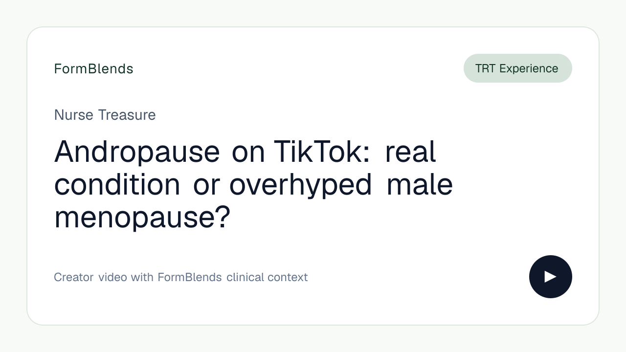 Andropause on TikTok: real condition or overhyped male menopause?
