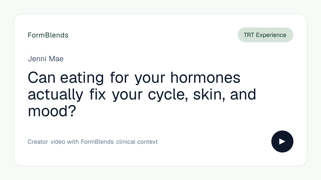 Can eating for your hormones actually fix your cycle, skin, and mood?