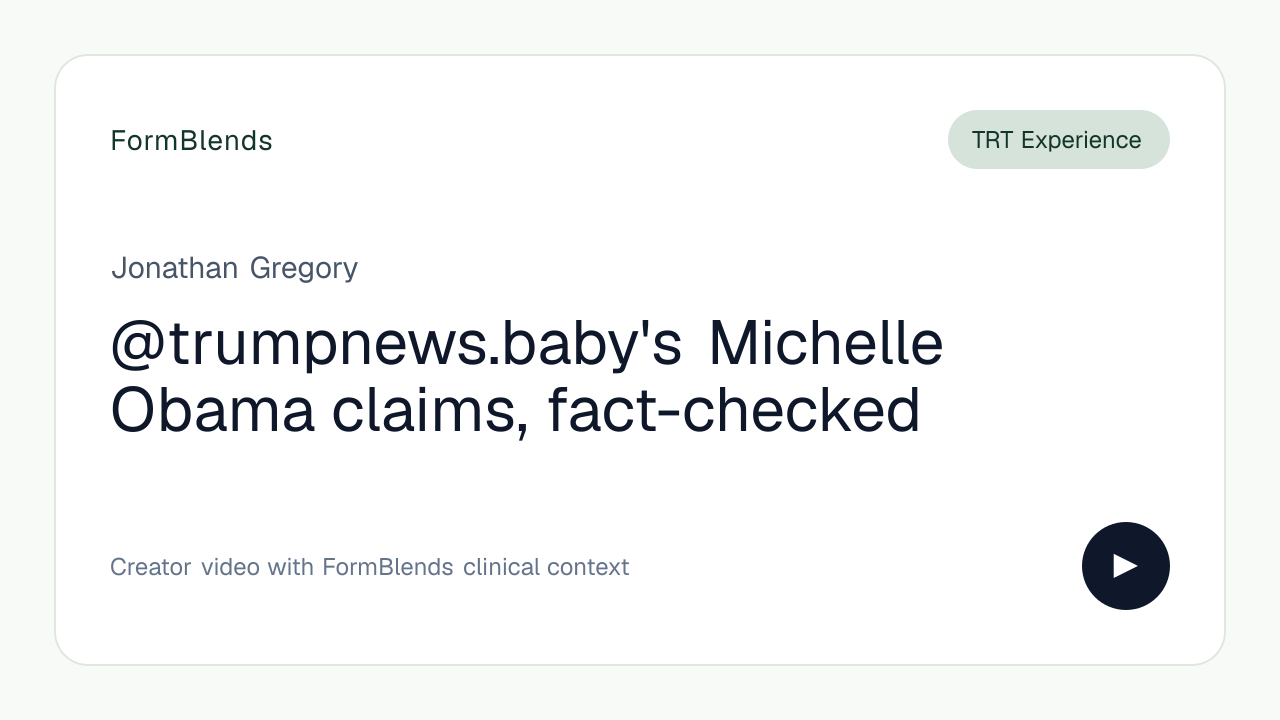 @trumpnews.baby's Michelle Obama claims, fact-checked