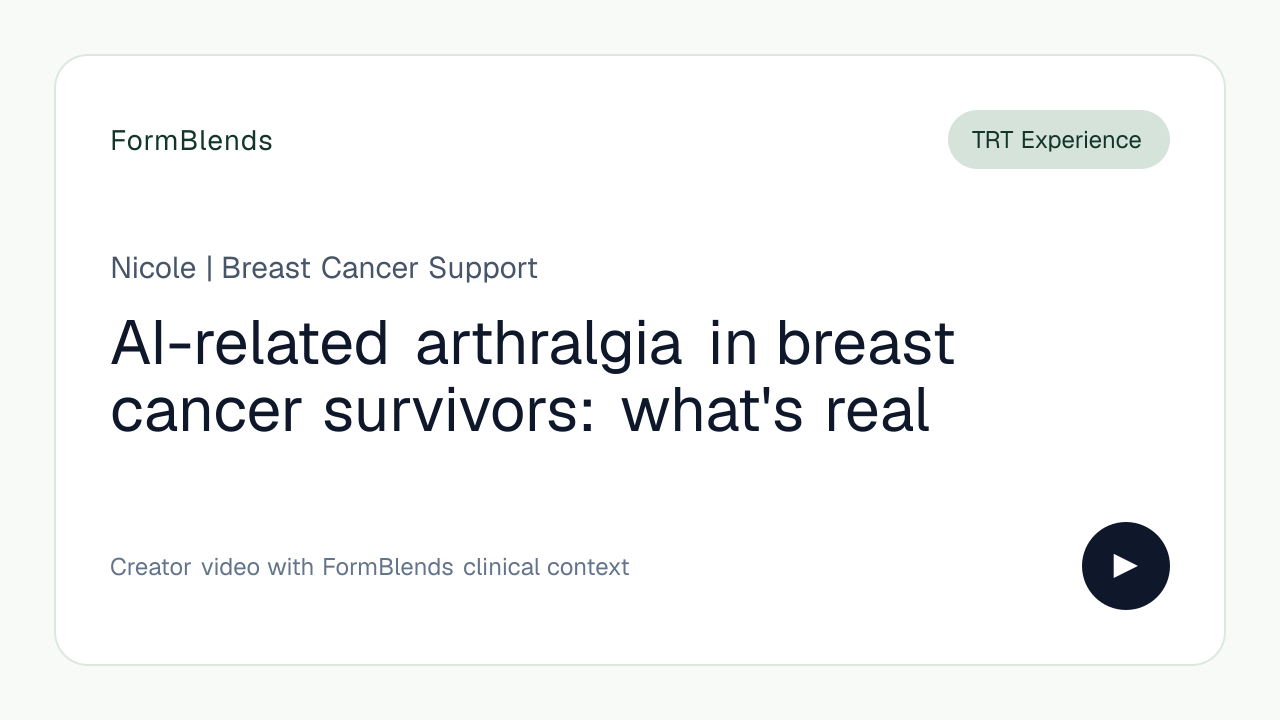 AI-related arthralgia in breast cancer survivors: what's real