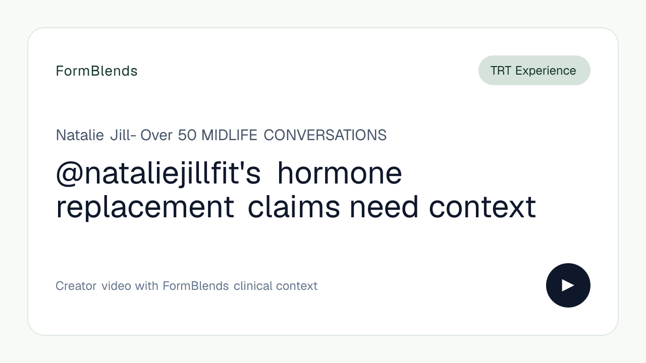 @nataliejillfit's hormone replacement claims need context