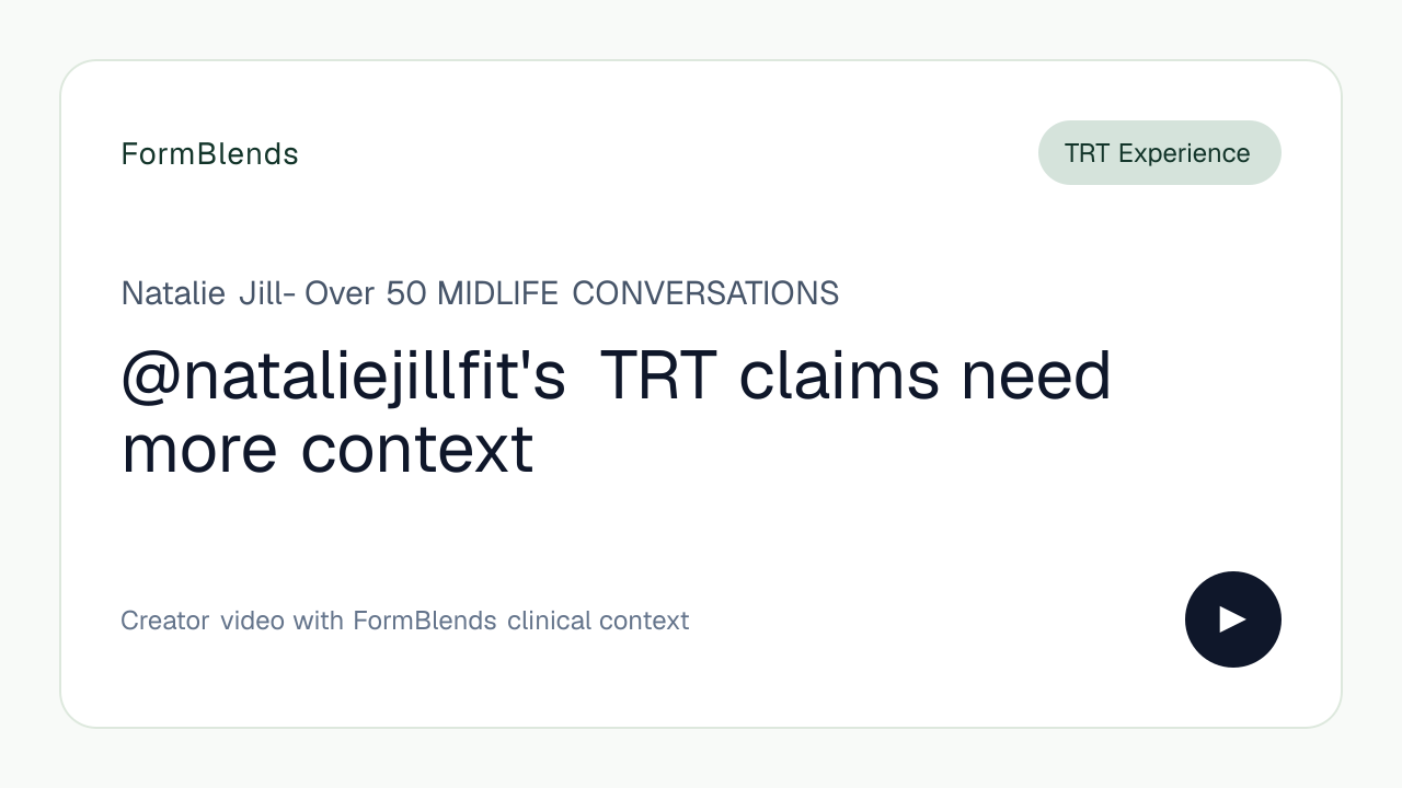 @nataliejillfit's TRT claims need more context
