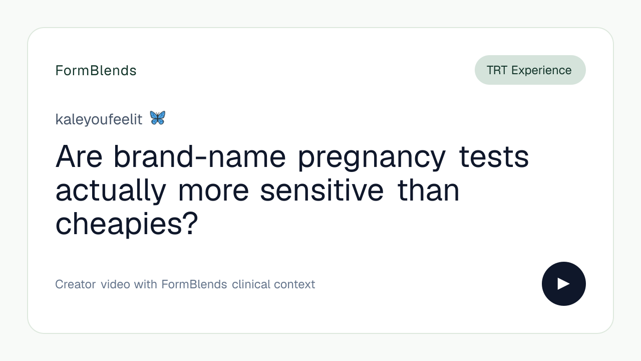 Are brand-name pregnancy tests actually more sensitive than cheapies?