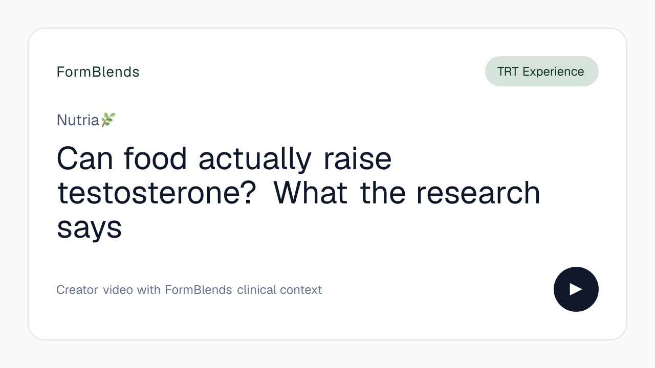 Can food actually raise testosterone? What the research says