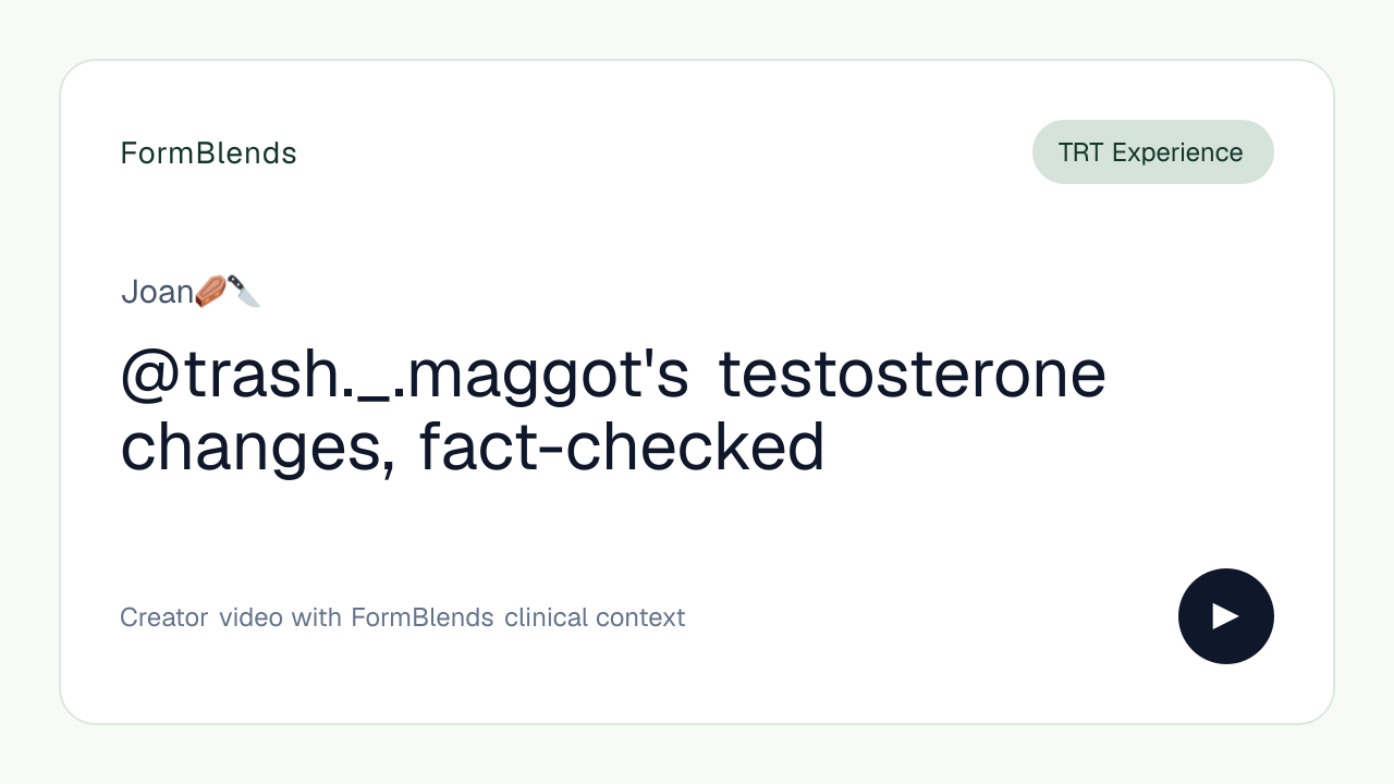 @trash._.maggot's testosterone changes, fact-checked