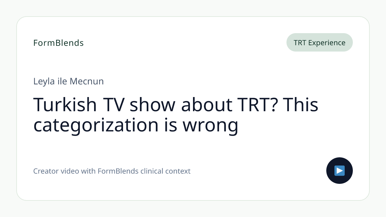 Turkish TV show about TRT? This categorization is wrong