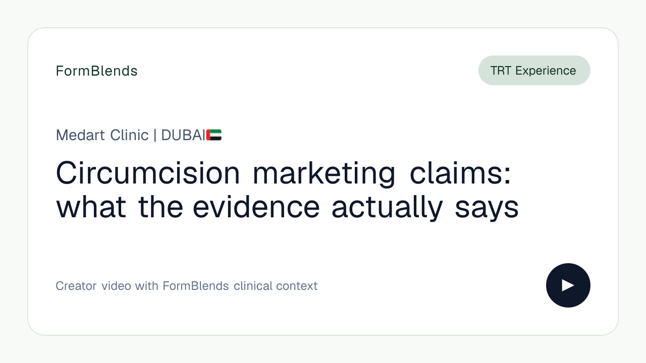 Circumcision marketing claims: what the evidence actually says