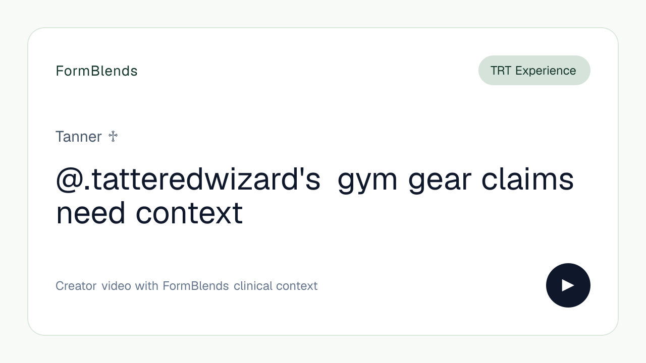 @.tatteredwizard's gym gear claims need context