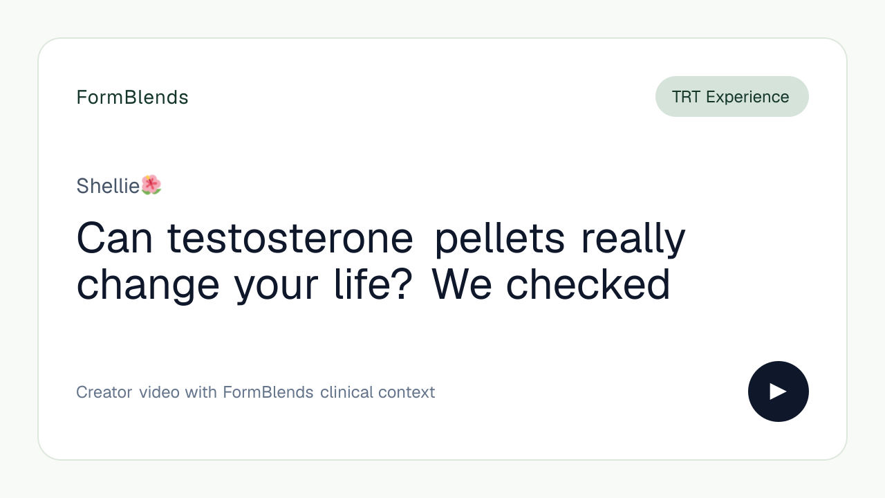 Can testosterone pellets really change your life? We checked