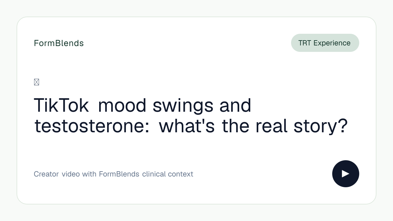 TikTok mood swings and testosterone: what's the real story?