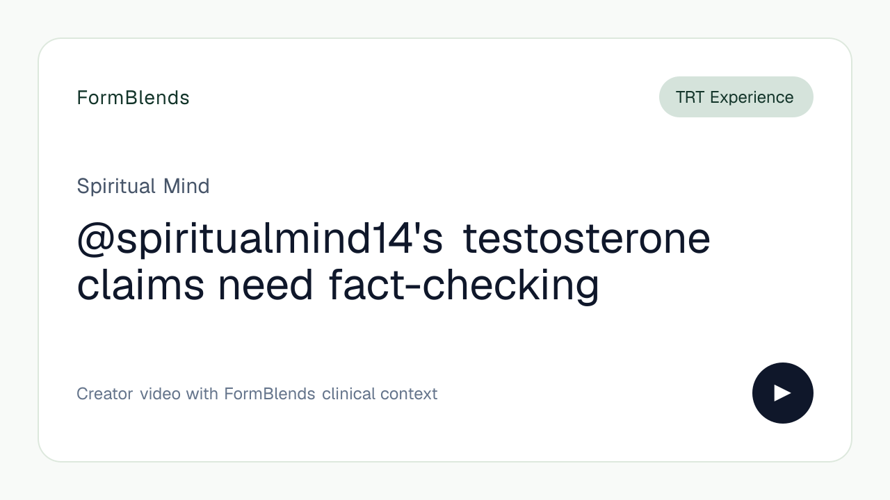 @spiritualmind14's testosterone claims need fact-checking