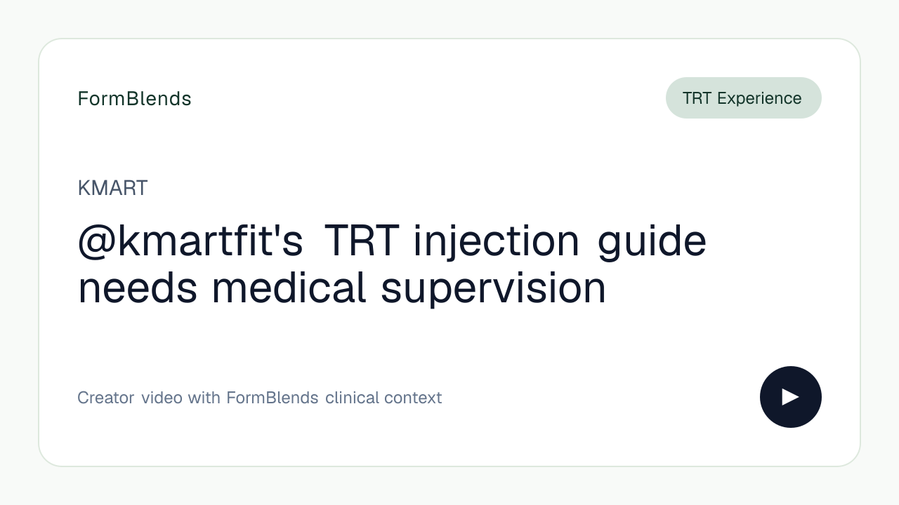 @kmartfit's TRT injection guide needs medical supervision