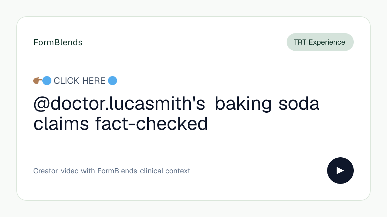 @doctor.lucasmith's baking soda claims fact-checked