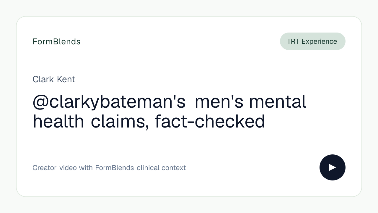 @clarkybateman's men's mental health claims, fact-checked