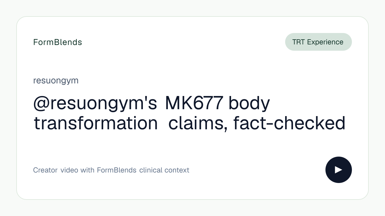 @resuongym's MK677 body transformation claims, fact-checked