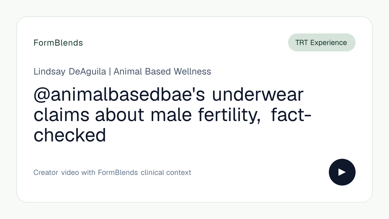 @animalbasedbae's underwear claims about male fertility, fact-checked