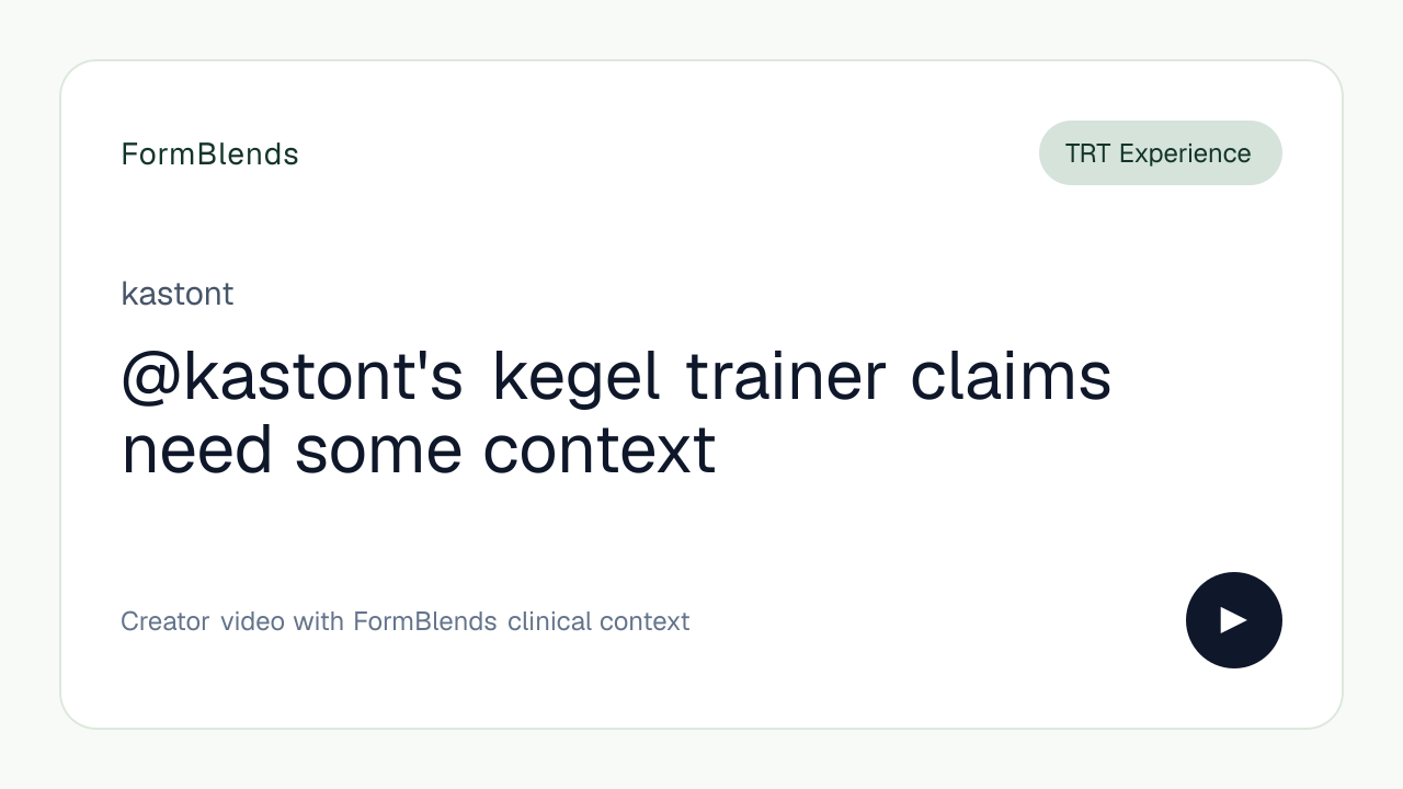 @kastont's kegel trainer claims need some context