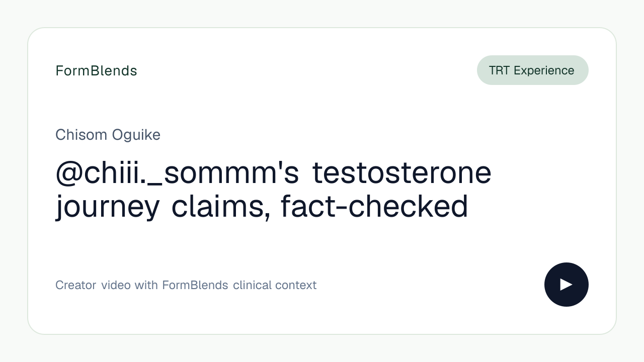 @chiii._sommm's testosterone journey claims, fact-checked