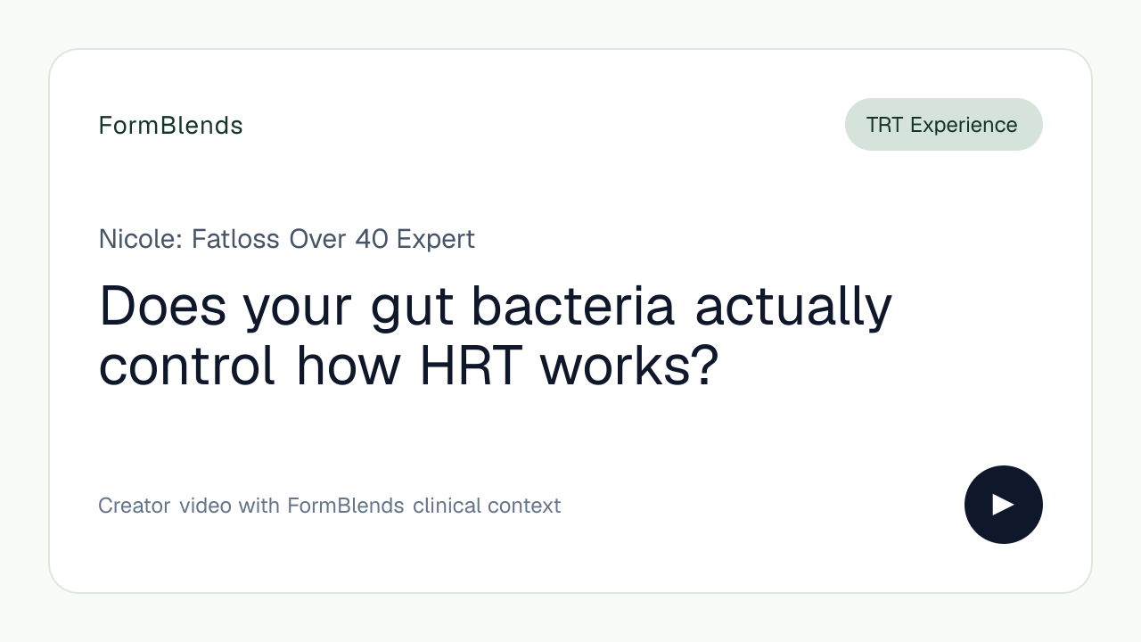 Does your gut bacteria actually control how HRT works?