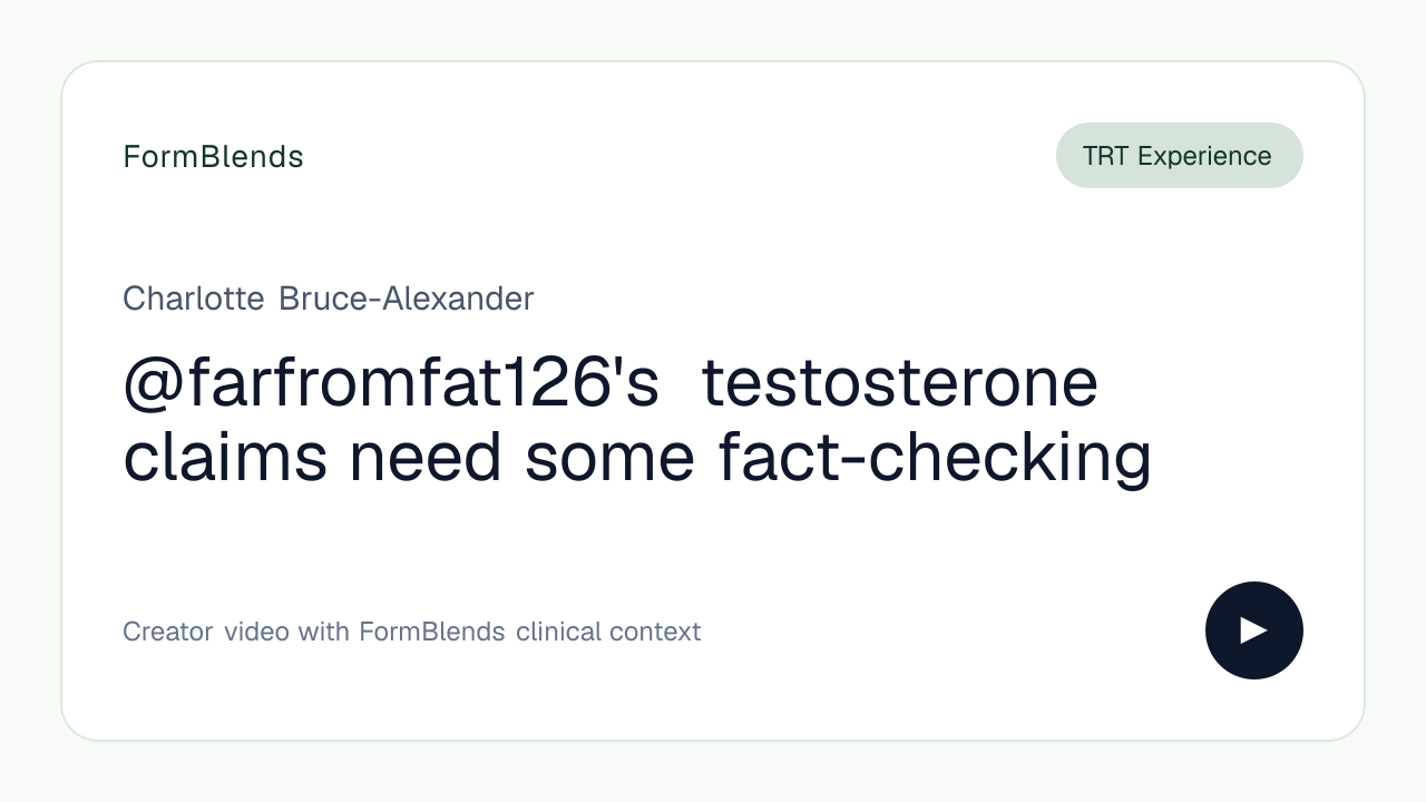 @farfromfat126's testosterone claims need some fact-checking