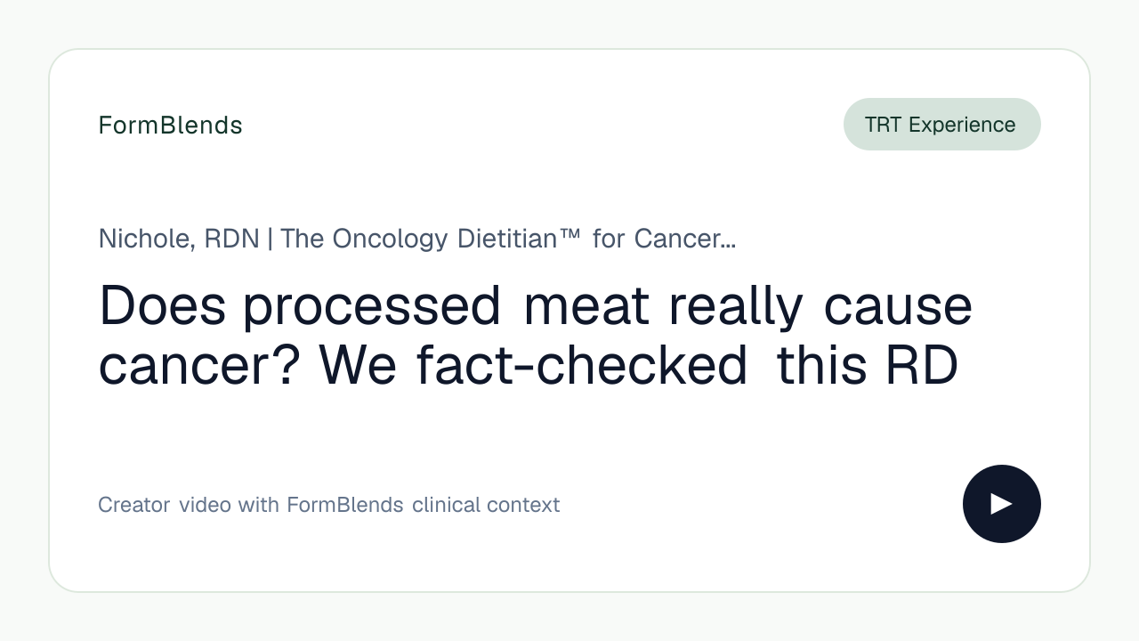 Does processed meat really cause cancer? We fact-checked this RD