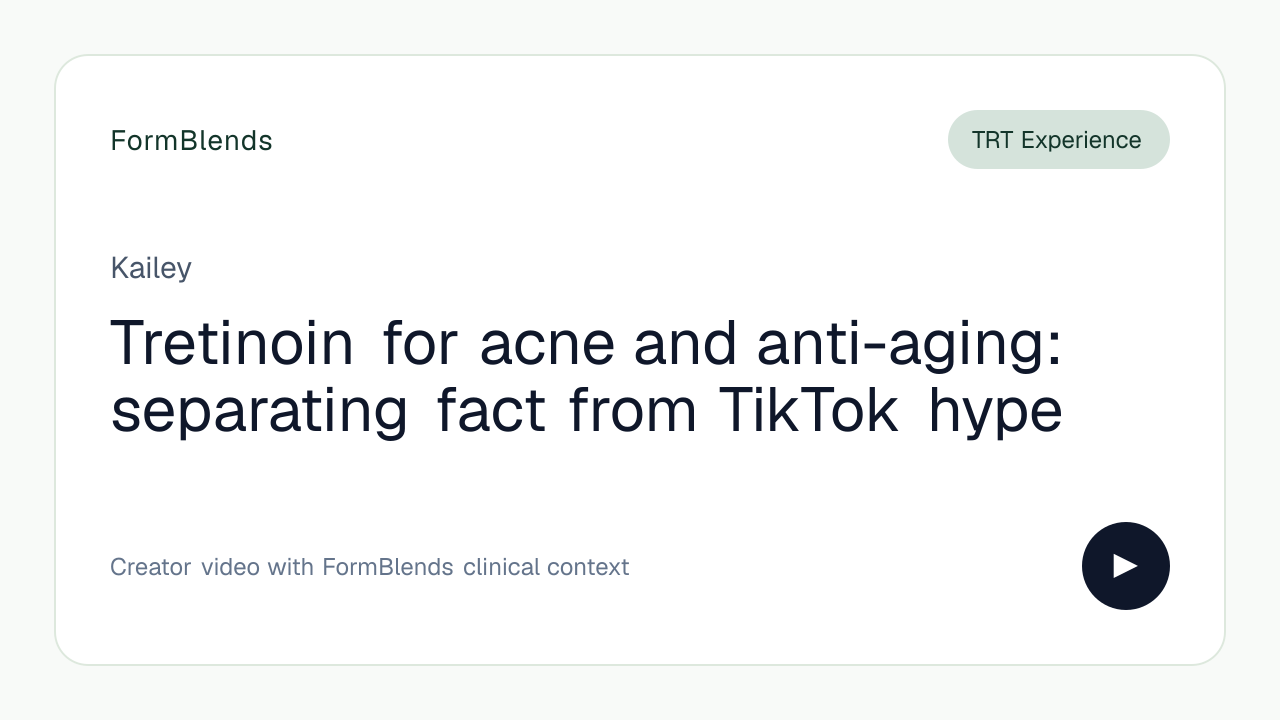 Tretinoin for acne and anti-aging: separating fact from TikTok hype
