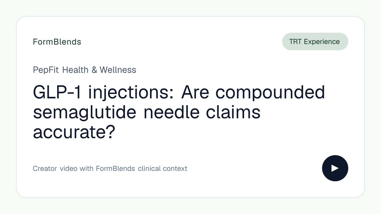 GLP-1 injections: Are compounded semaglutide needle claims accurate?