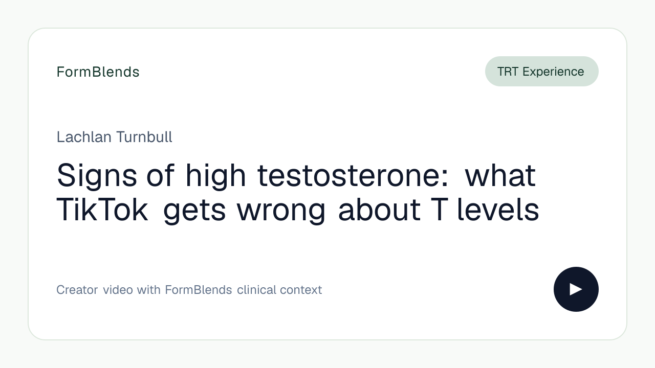 Signs of high testosterone: what TikTok gets wrong about T levels