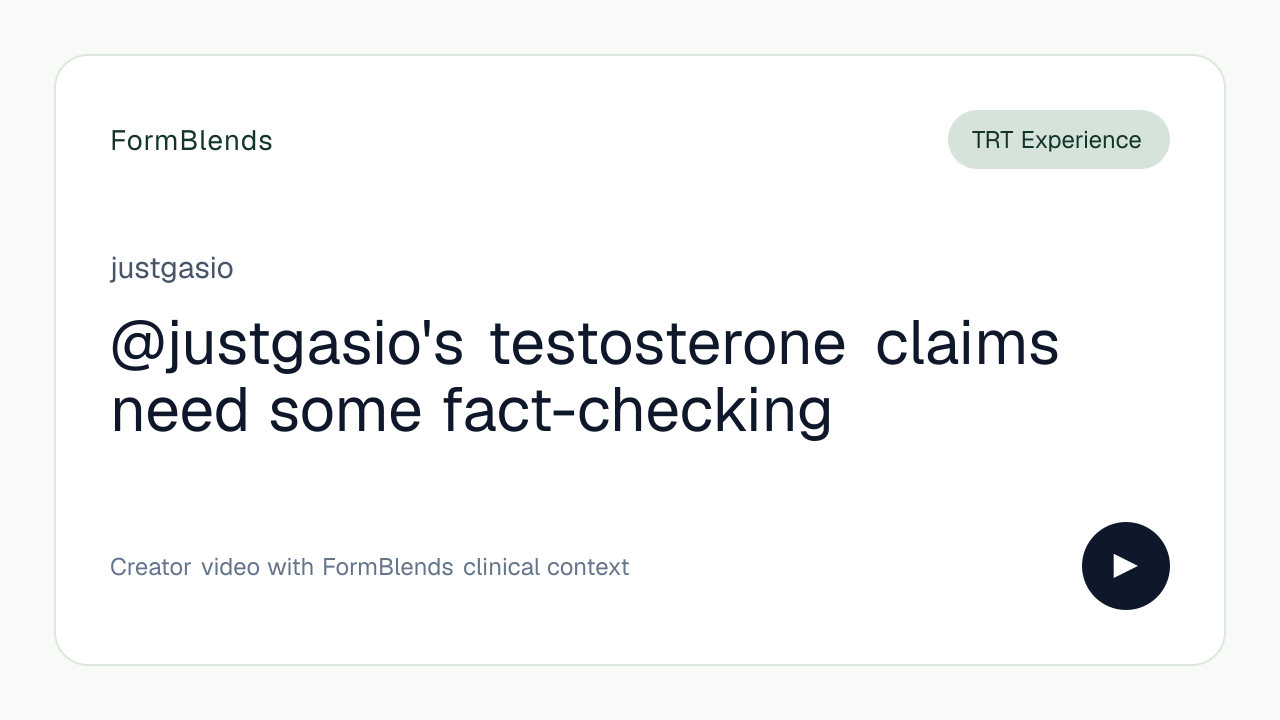 @justgasio's testosterone claims need some fact-checking