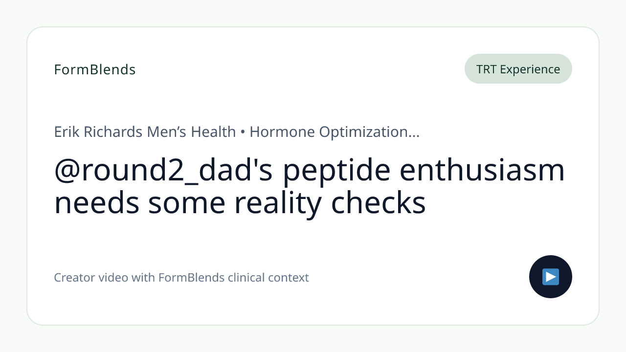 @round2_dad's peptide enthusiasm needs some reality checks