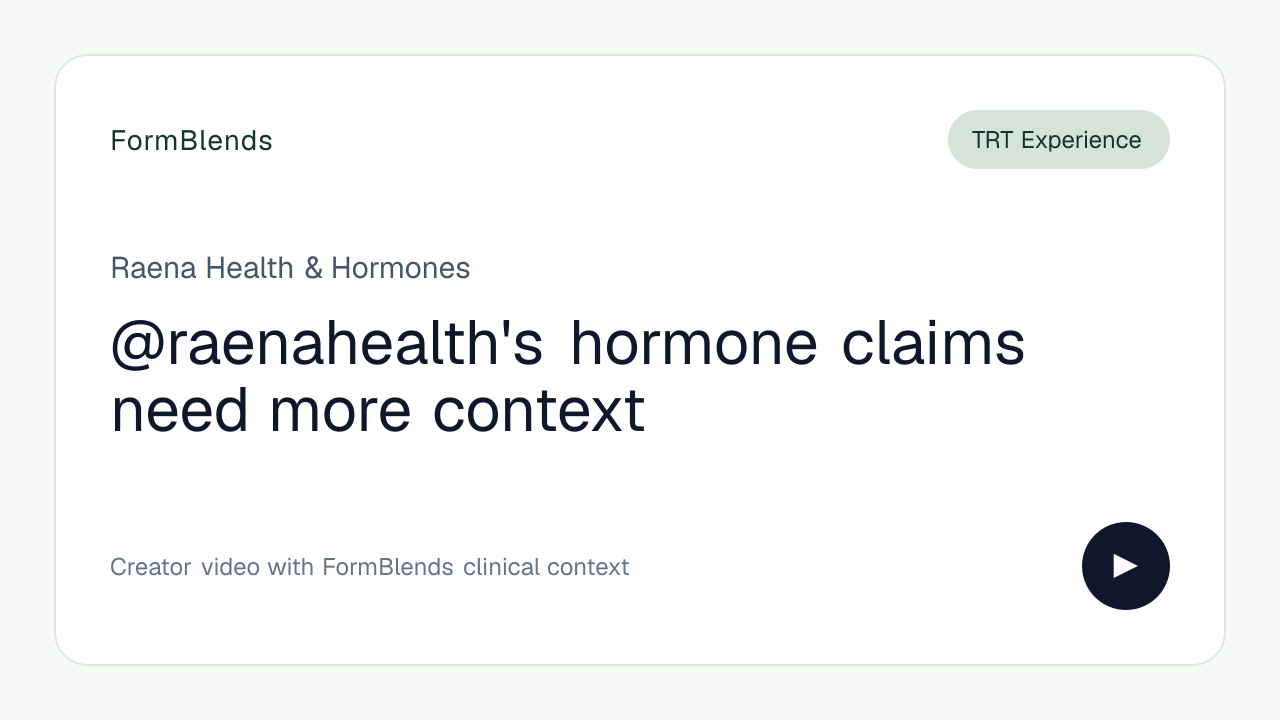 @raenahealth's hormone claims need more context