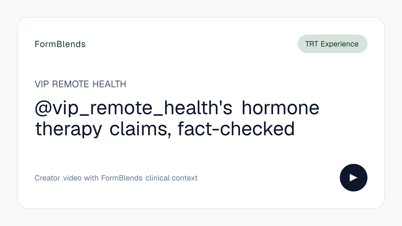 @vip_remote_health's hormone therapy claims, fact-checked