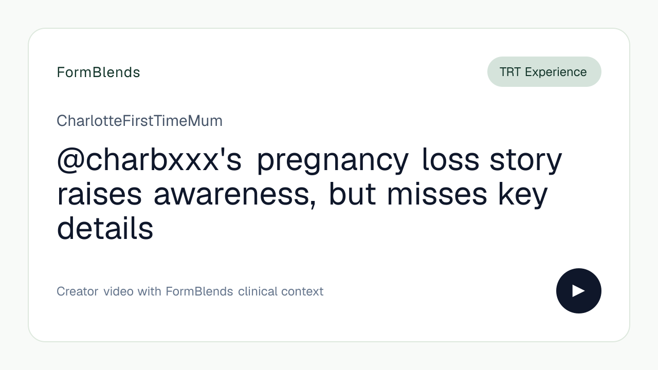 @charbxxx's pregnancy loss story raises awareness, but misses key details