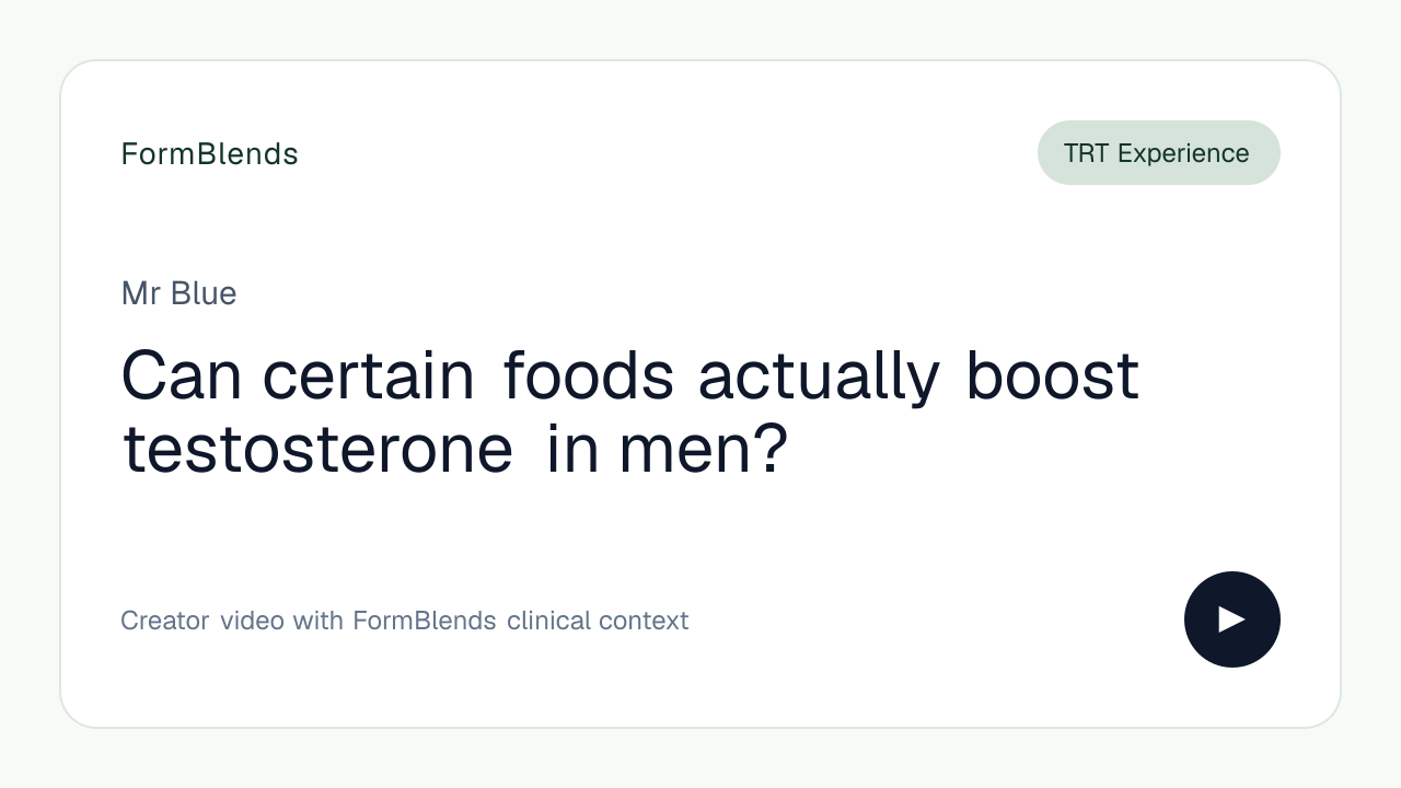 Can certain foods actually boost testosterone in men?