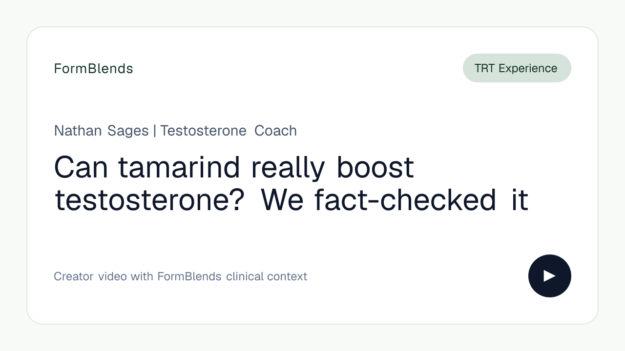 Can tamarind really boost testosterone? We fact-checked it