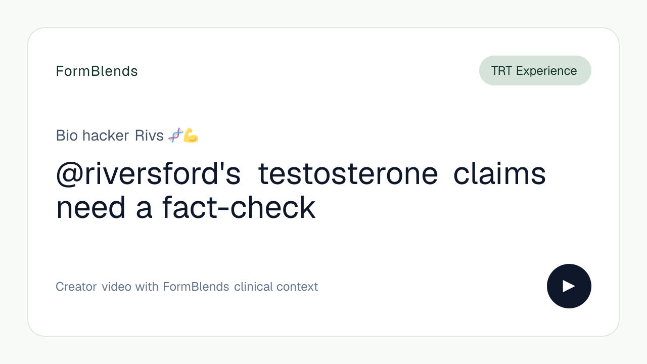 @riversford's testosterone claims need a fact-check
