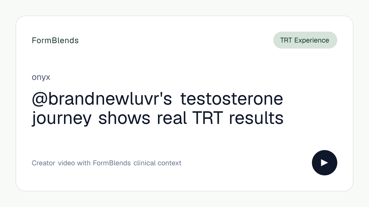@brandnewluvr's testosterone journey shows real TRT results