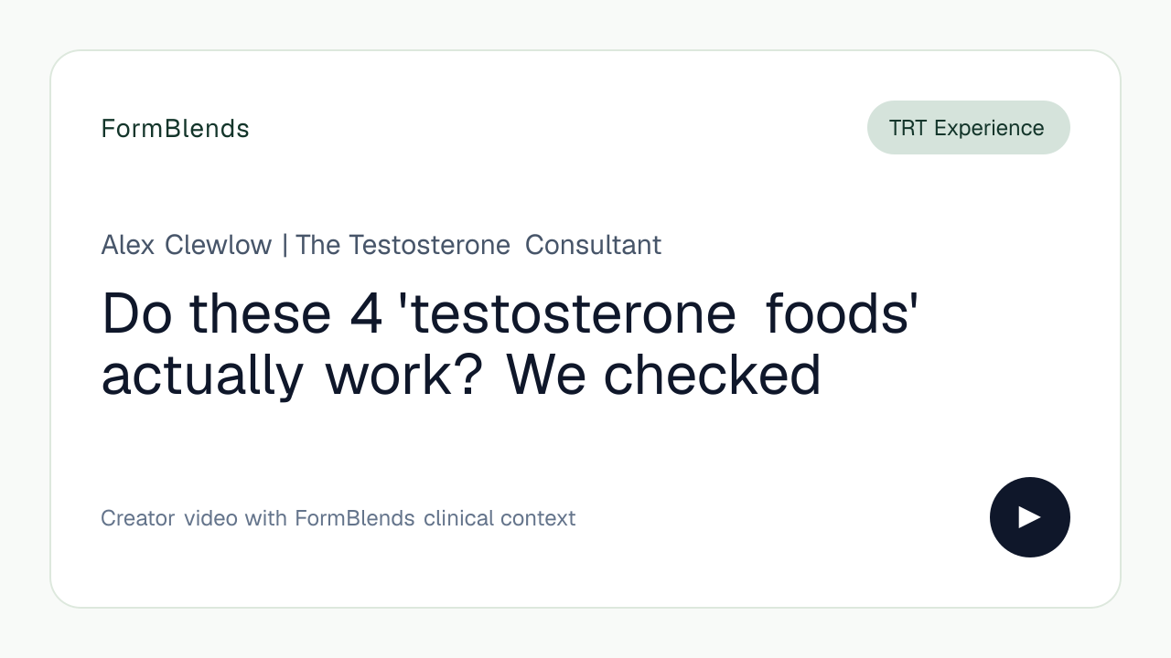 Do these 4 'testosterone foods' actually work? We checked