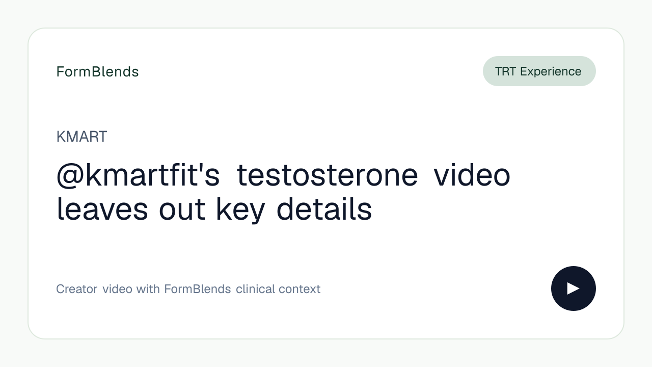 @kmartfit's testosterone video leaves out key details