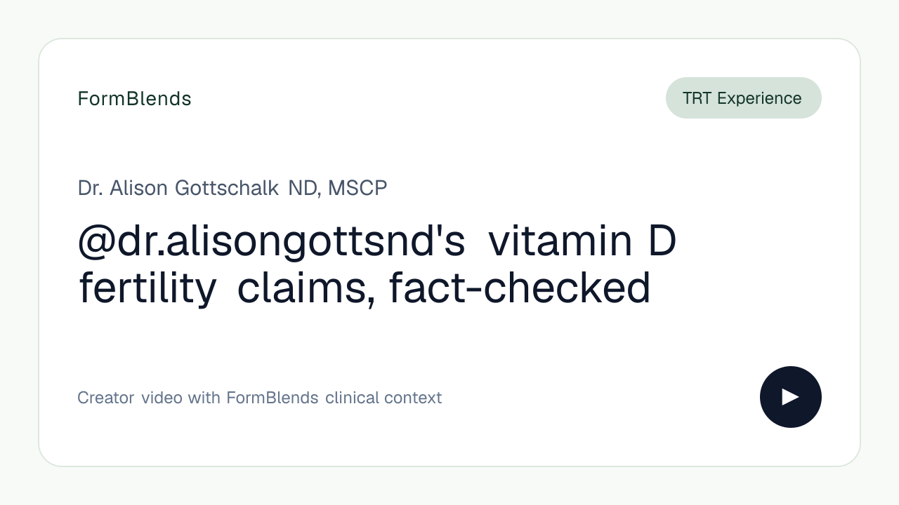 @dr.alisongottsnd's vitamin D fertility claims, fact-checked