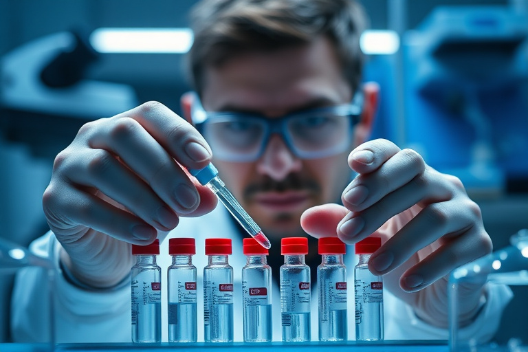 Ilustración para CJC-1295 vs Ipamorelin: ¿Cuál Es Mejor?