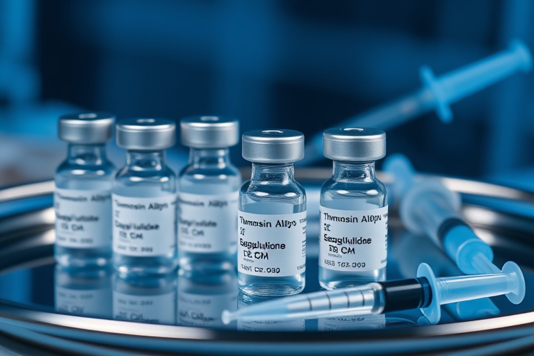 Ilustración para Thymosin Alpha-1 con semaglutide: Beneficios de la Combinación
