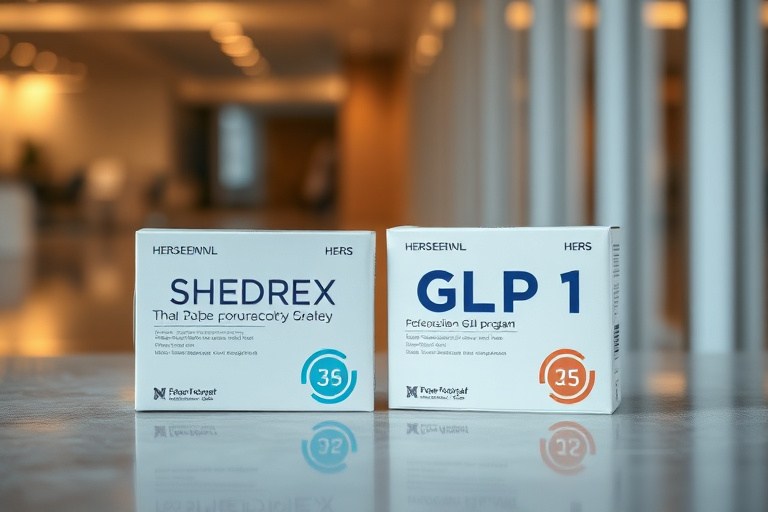 Ilustración para Hers vs ShedRx: Comparación de Programas GLP-1 2026