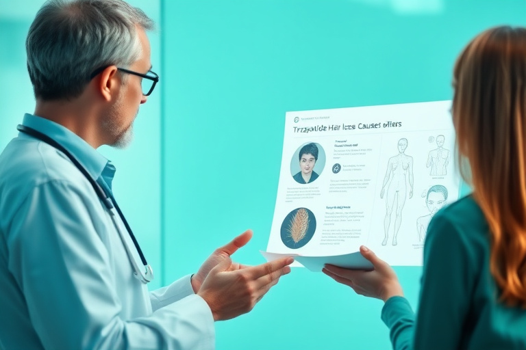 Illustration for Tirzepatide Hair Loss: Causes, Duration, and Solutions